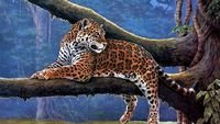 pic for Raymond Reibel Jaguar Painting 